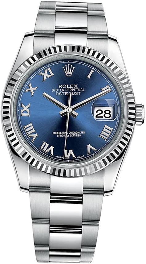 rolex blaues zifferblatt herren|rolex datejust edelstahl.